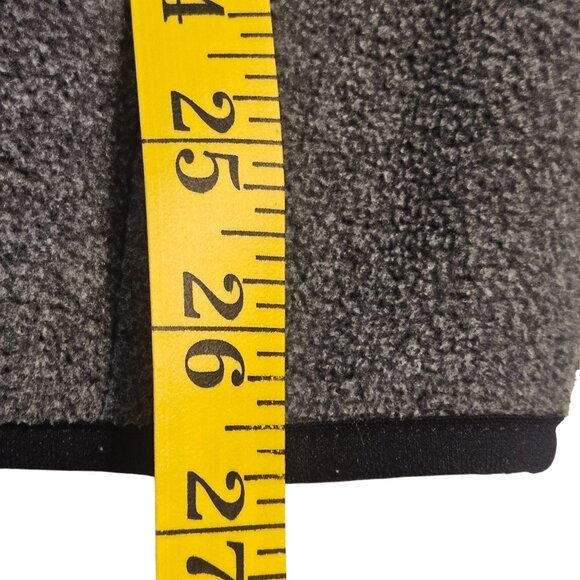 Solaris Men’s Gray Fleece Vest M Outdoor Utility Quiet Luxury Athflow Techwear - Picture 10 of 11